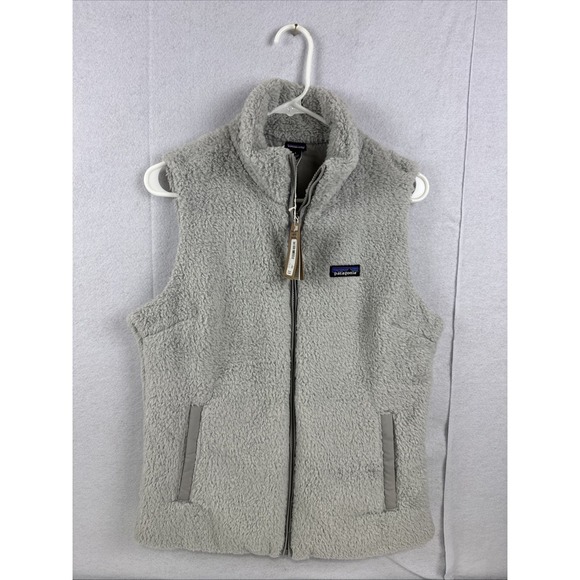 Patagonia Jackets & Blazers - Patagonia Vest Women's Sz Large Gray W's Los Gatos Deep Pile Fleece Style 25215